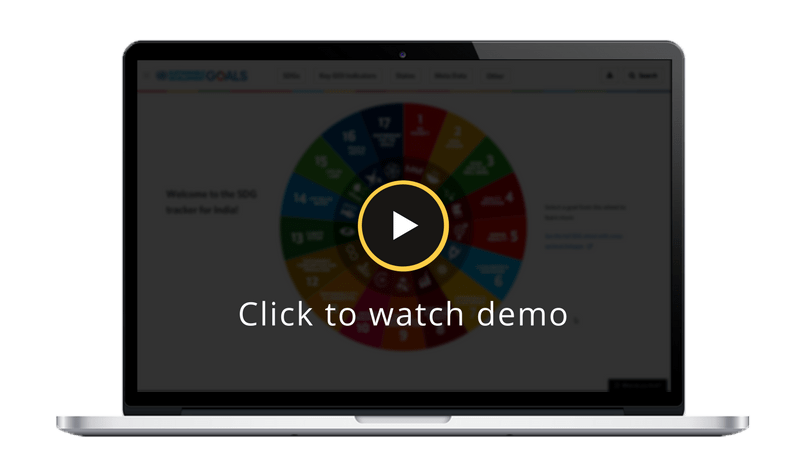 Watch a video demo UN SDG Tracker Dashboard by SocialCops