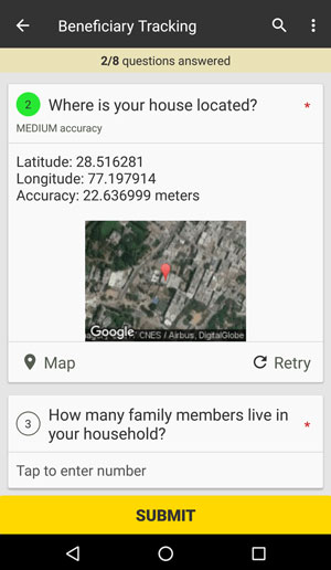 Collect Location Data on Mobile